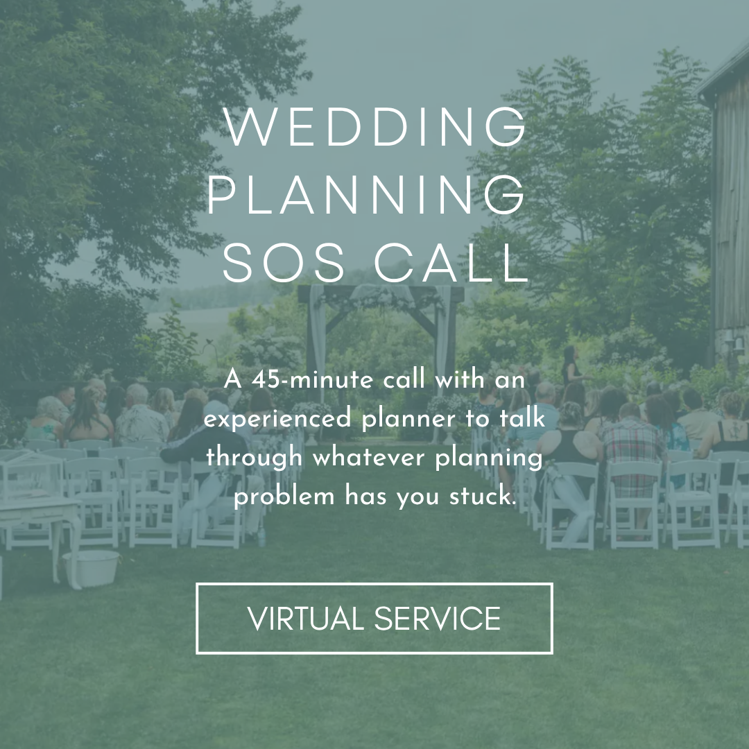 Wedding Planning SOS Call (45 min)