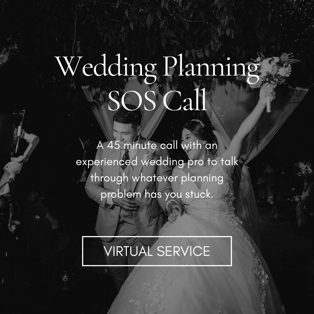 Wedding Planning SOS Call (45 min)