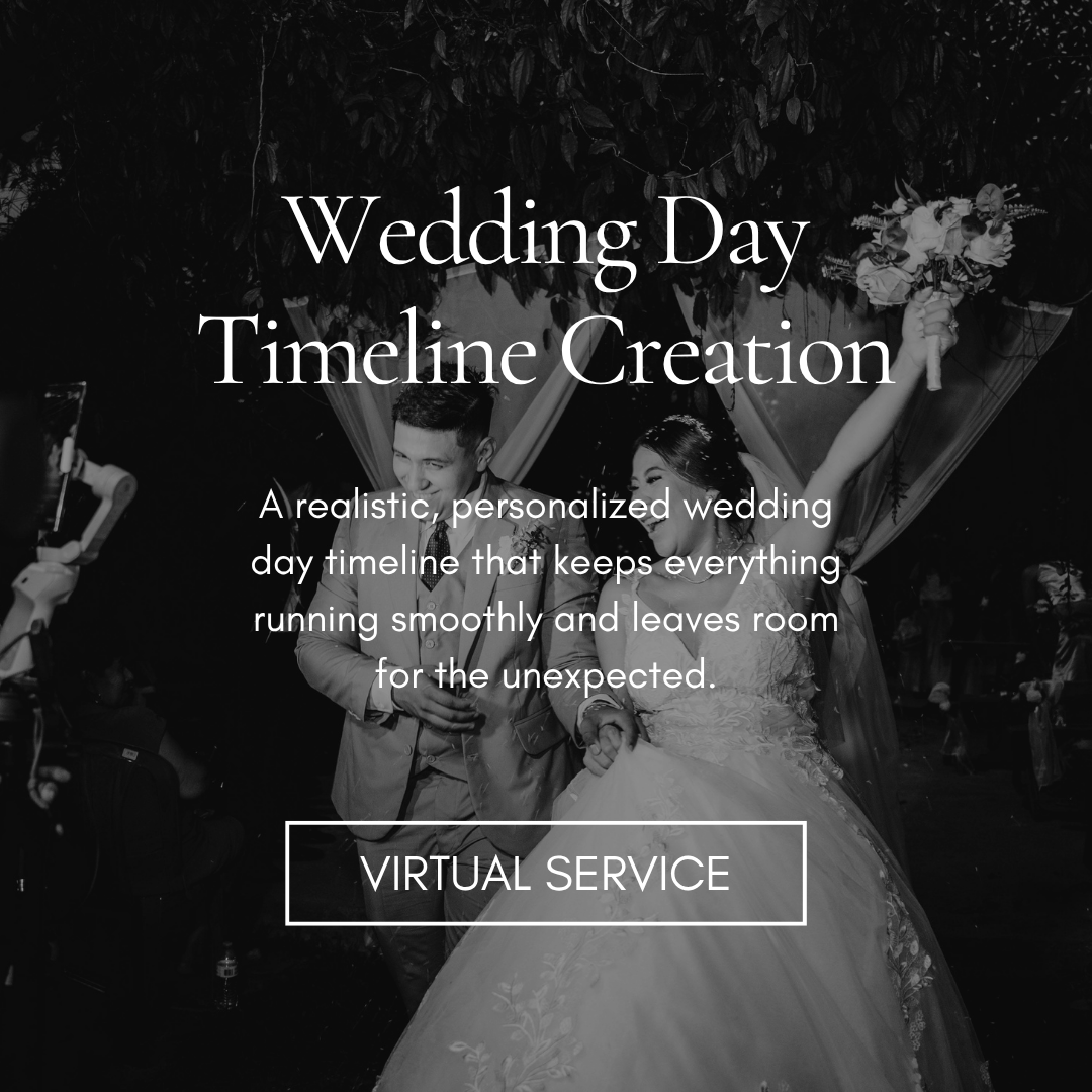 Wedding Day Timeline Creation